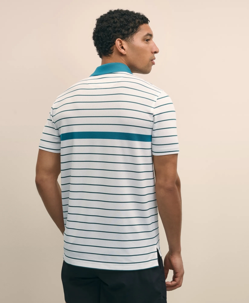 Brooks Brothers X Prince Long-Sleeve Striped Pique Polo, image 5