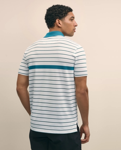 Brooks Brothers X Prince Long-Sleeve Striped Pique Polo, image 5