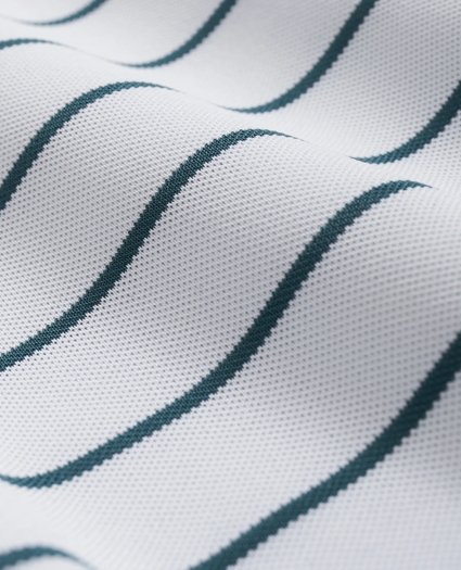 Brooks Brothers X Prince Long-Sleeve Striped Pique Polo, image 7