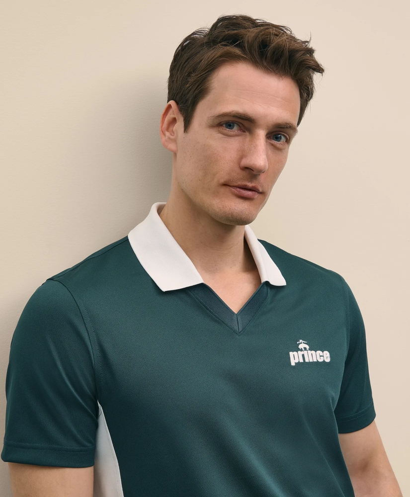 Brooks Brothers X Prince Johnny Collar Short-Sleeve Pique Polo Shirt, image 1