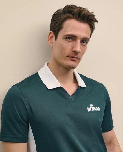 Brooks Brothers X Prince Johnny Collar Short-Sleeve Pique Polo Shirt, image 1