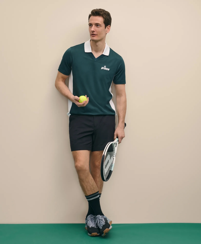 Brooks Brothers X Prince Johnny Collar Short-Sleeve Pique Polo Shirt, image 2