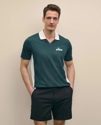 Brooks Brothers X Prince Johnny Collar Short-Sleeve Pique Polo Shirt, image 3