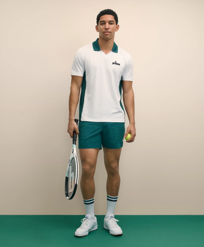 Brooks Brothers X Prince Johnny Collar Short-Sleeve Pique Polo Shirt, image 2