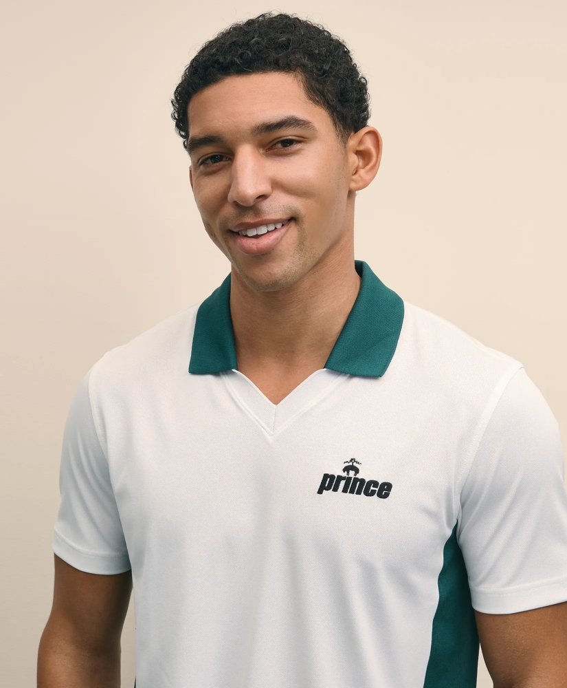 Brooks Brothers X Prince Johnny Collar Short-Sleeve Pique Polo Shirt, image 3