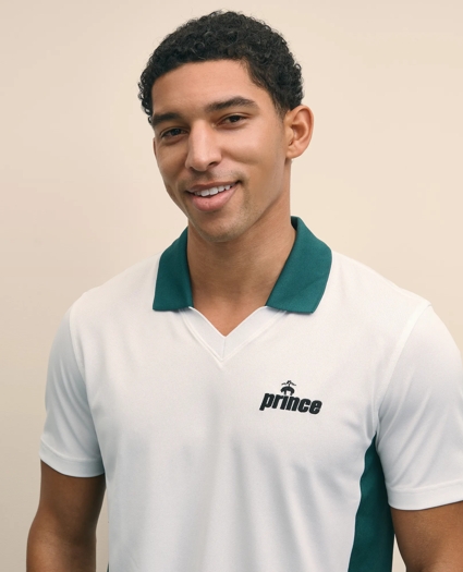 Brooks Brothers X Prince Johnny Collar Short-Sleeve Pique Polo Shirt, image 3