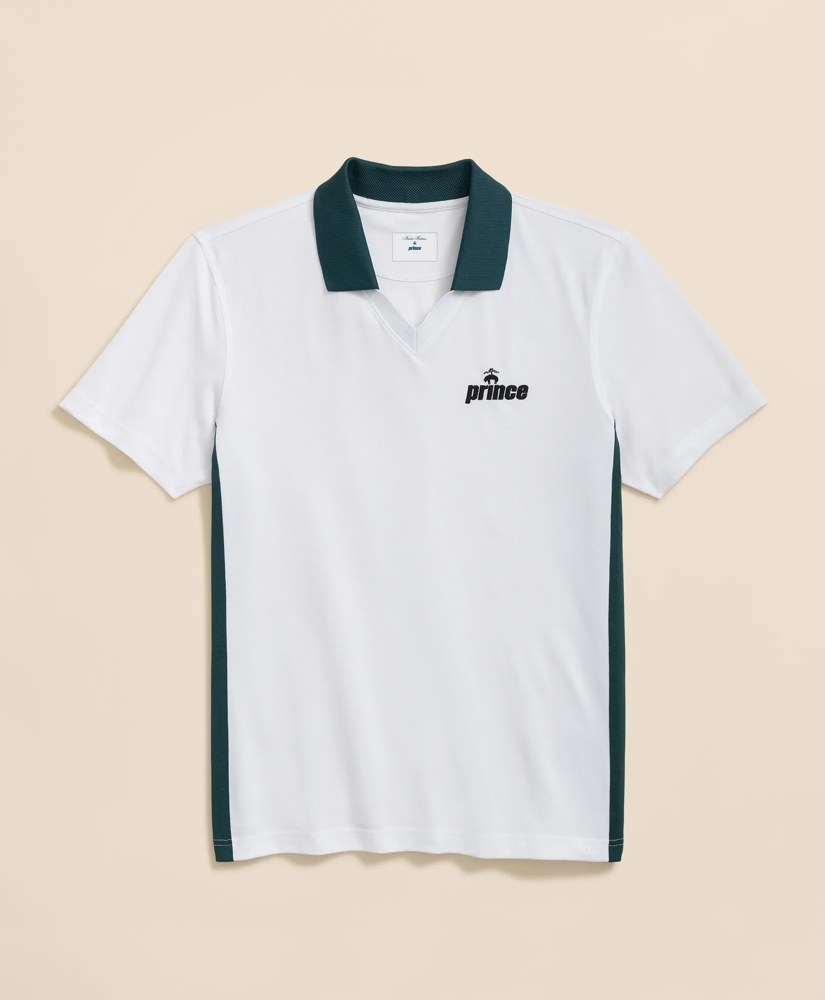 Brooks Brothers X Prince Johnny Collar Short-Sleeve Pique Polo Shirt, image 5