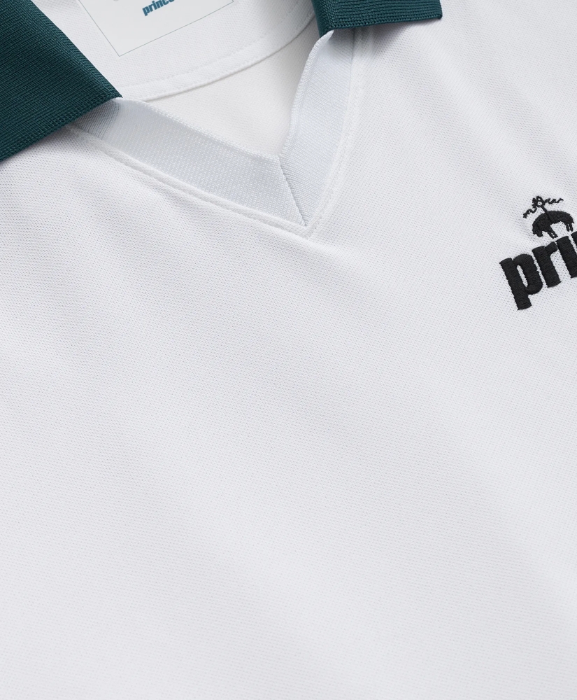 Brooks Brothers X Prince Johnny Collar Short-Sleeve Pique Polo Shirt, image 6