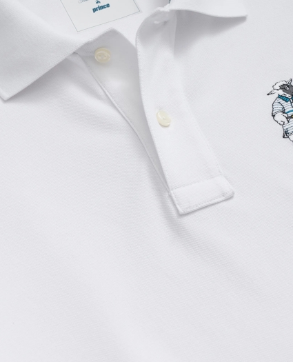 Brooks Brothers X Prince Cotton Blend Short-Sleeve Embroidered Henry Polo Shirt, image 6