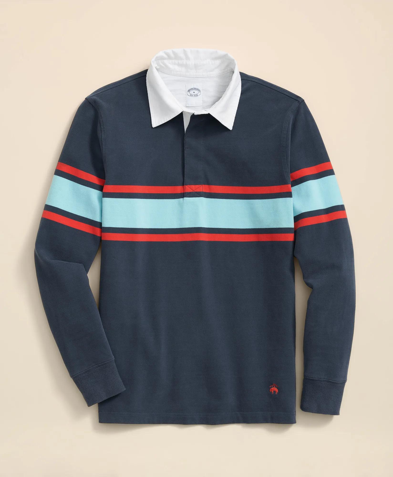 Sueded Cotton Rugby Shirt, image 1