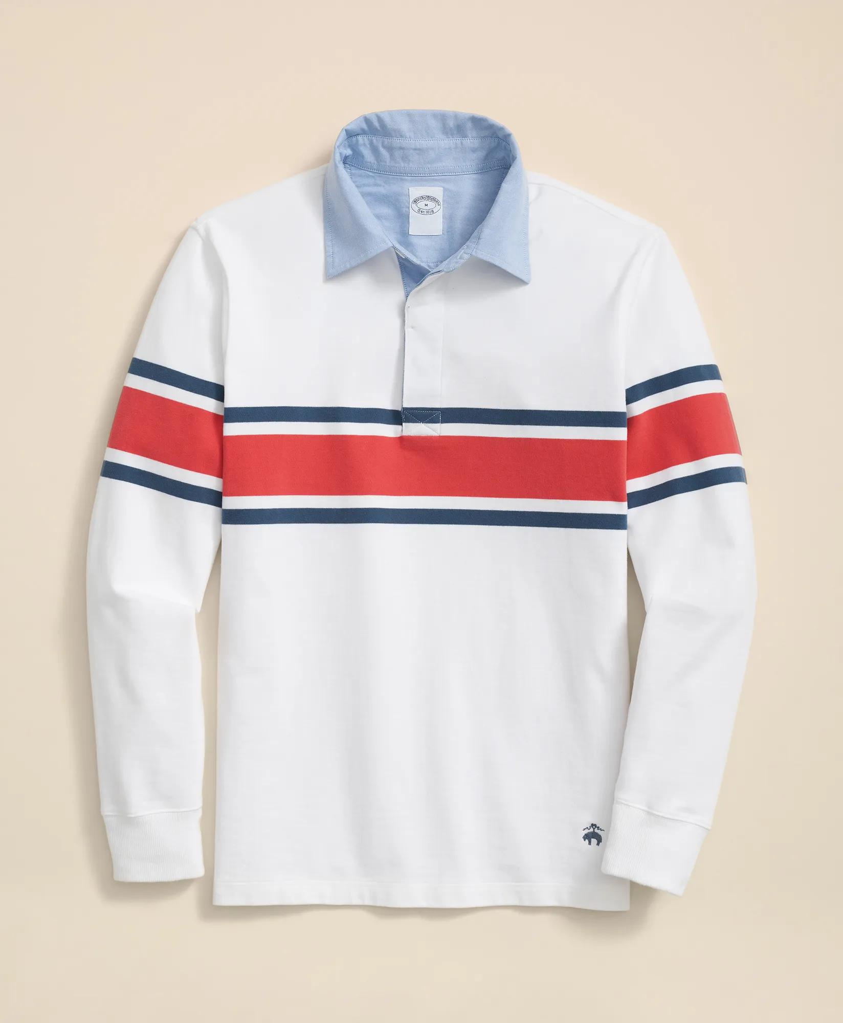 Sueded Cotton Rugby Shirt, image 1