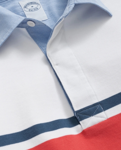 Sueded Cotton Rugby Shirt, image 2