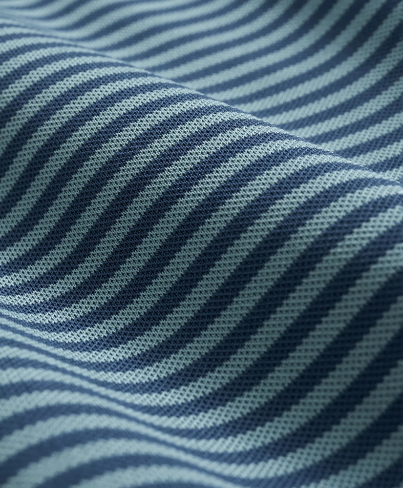 Performance Series Vintage Stripe Pique Polo Shirt, image 3