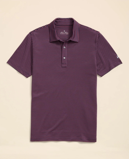 Performance Series Vintage Stripe Pique Polo Shirt, image 1