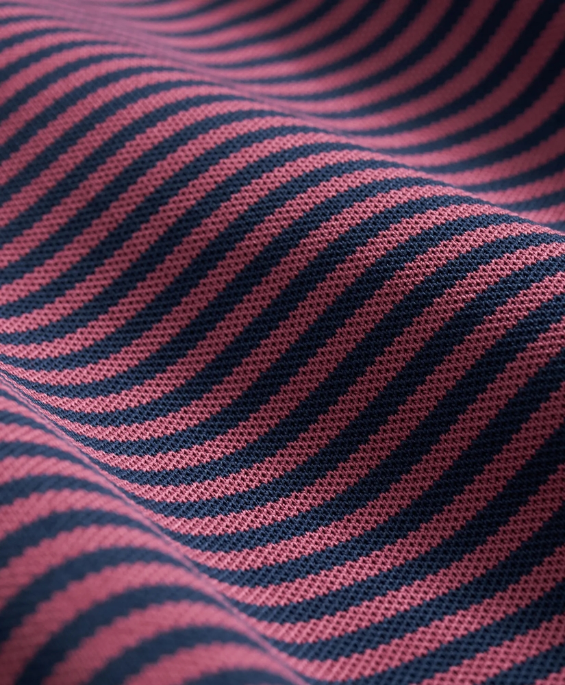 Performance Series Vintage Stripe Pique Polo Shirt, image 3