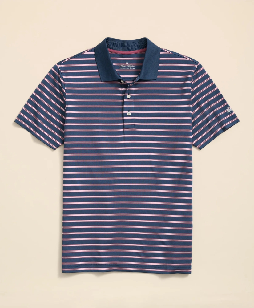 Performance Series BB#1 Striped Polo Shirt