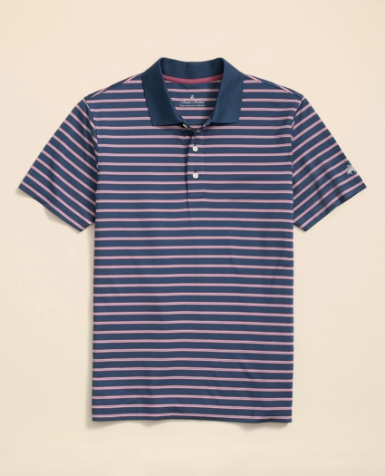 Performance Series BB#1 Striped Polo Shirt, image 1