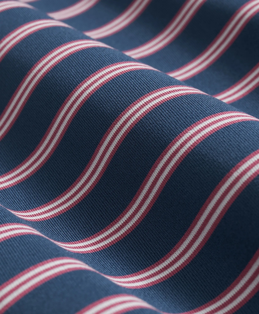 Performance Series BB#1 Striped Polo Shirt, image 3