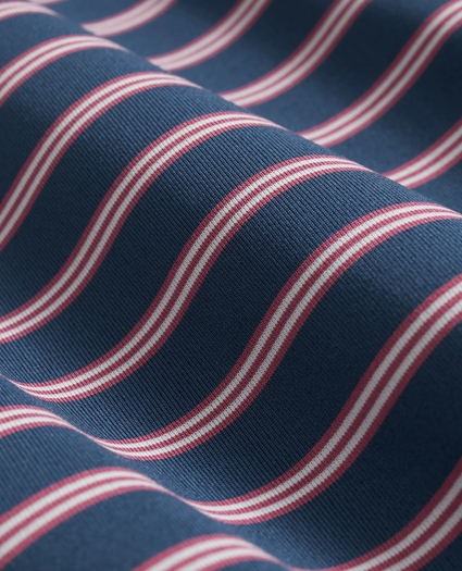 Performance Series BB#1 Striped Polo Shirt, image 3