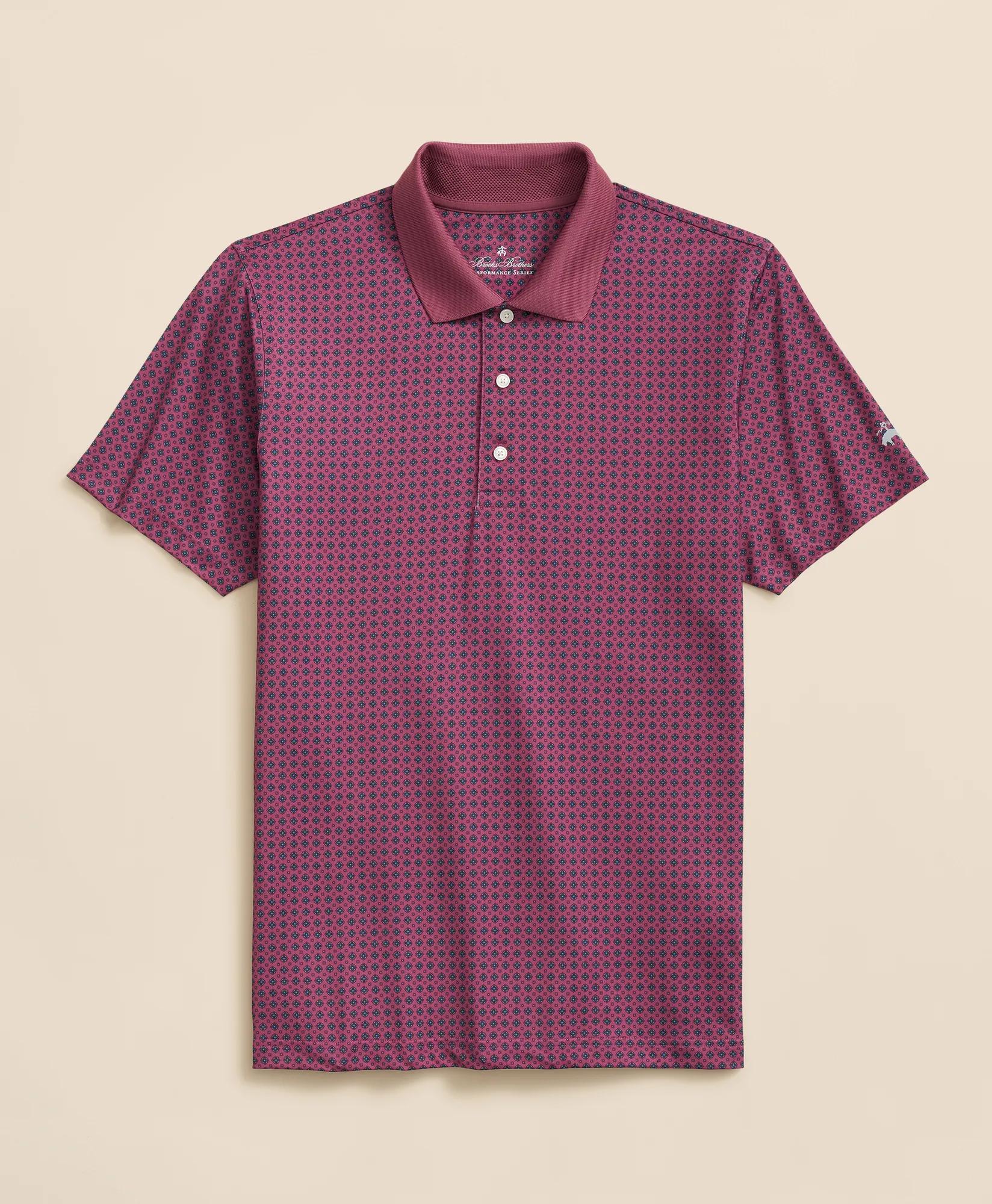 Performance Series Foulard Print Polo Shirt, image 1