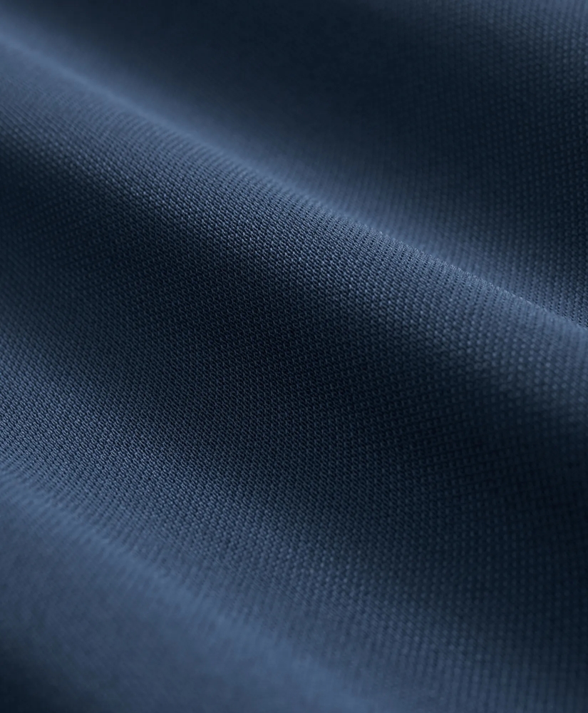 Performance Series Long-Sleeve Zip-Neck Polo Shirt, image 3