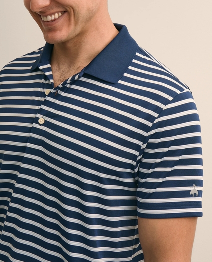 Performance Series Micro-Stripe Polo Shirt, image 3