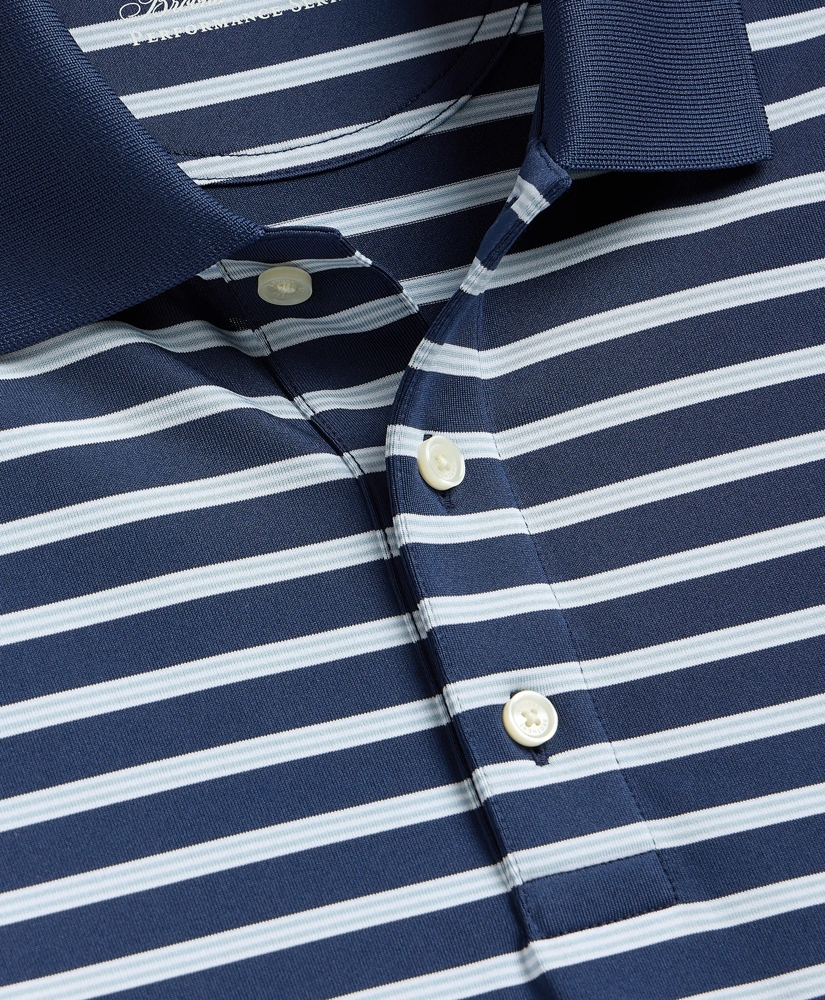 Performance Series Micro-Stripe Polo Shirt, image 5