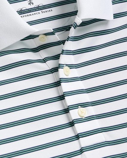 Performance Series Micro-Stripe Polo Shirt, image 5