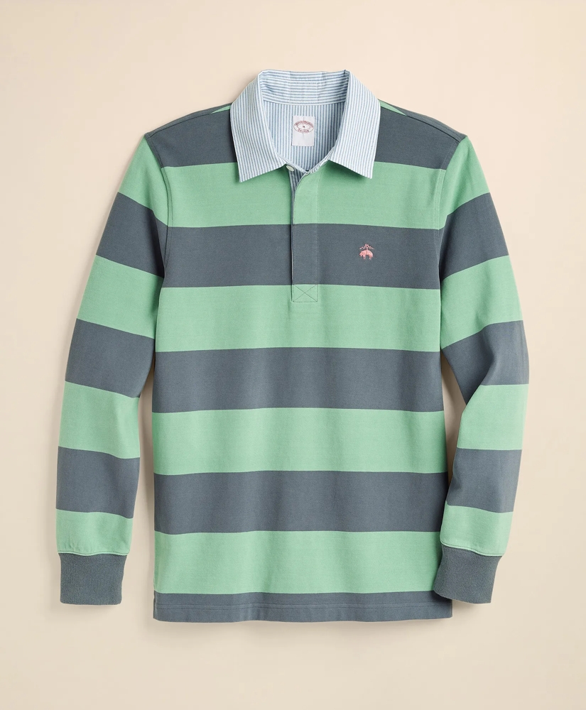 Cotton Classic Striped Rugby Shirt, image 3