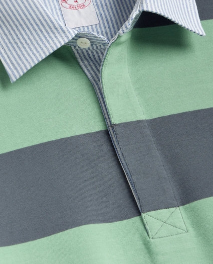Cotton Classic Striped Rugby Shirt, image 6
