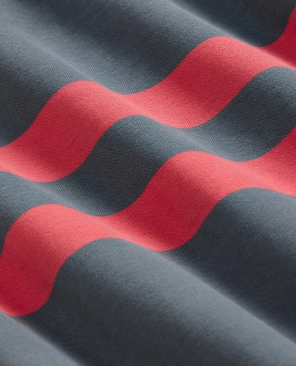 Cotton Classic Chest-Stripe Rugby Shirt, image 3