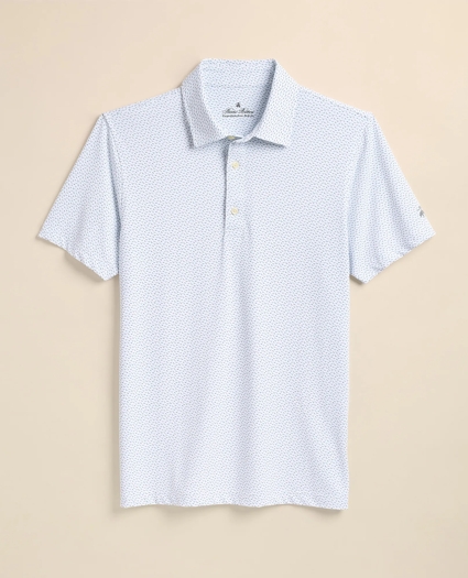 Performance Series Vintage Bird Motif Polo Shirt, image 2