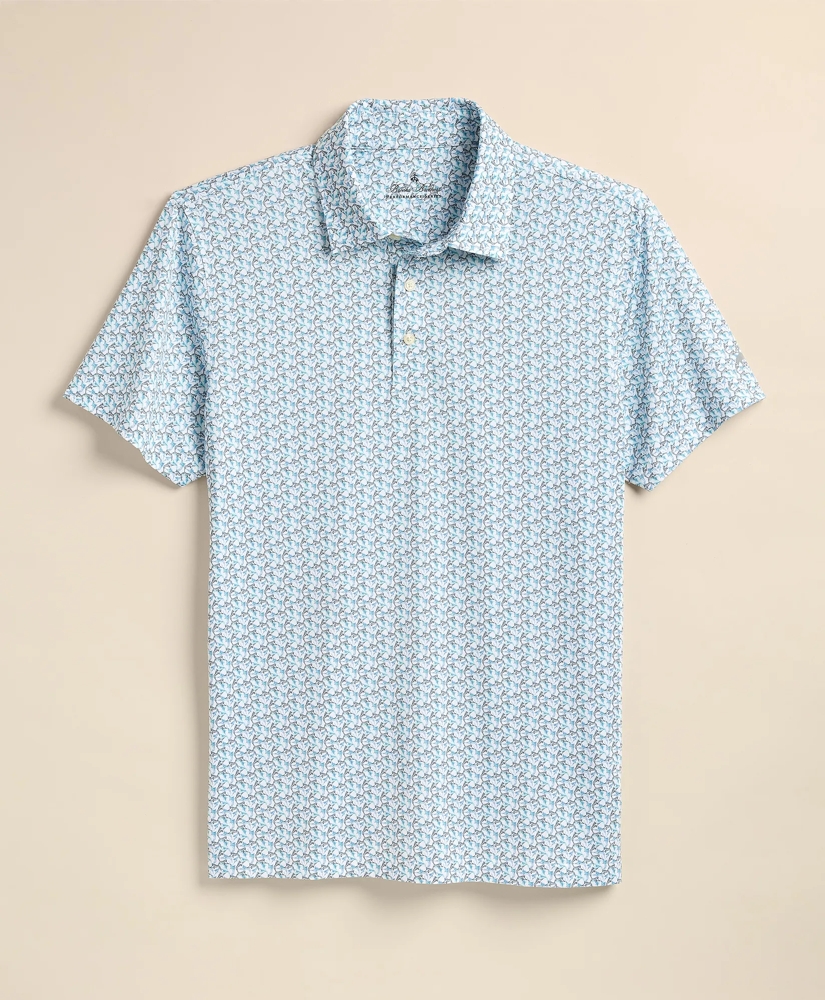 Performance Series Vintage Marlin Motif Polo Shirt, image 2