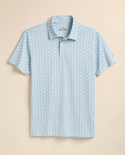 Performance Series Vintage Marlin Motif Polo Shirt, image 2