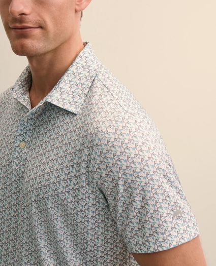 Performance Series Vintage Marlin Motif Polo Shirt, image 3