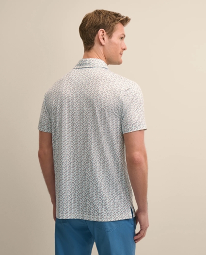 Performance Series Vintage Marlin Motif Polo Shirt, image 4