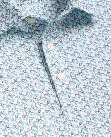 Performance Series Vintage Marlin Motif Polo Shirt, image 6