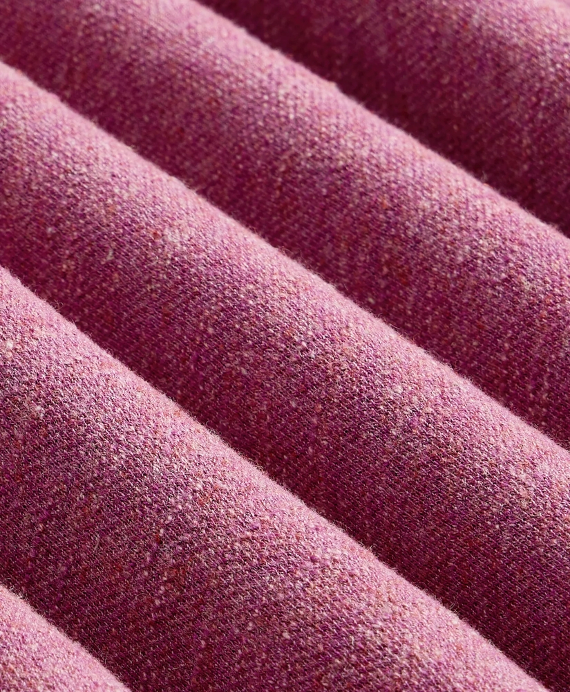 Cotton-Linen Pique Johnny Collar Shirt, image 7