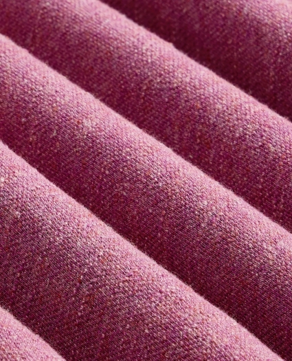 Cotton-Linen Pique Johnny Collar Shirt, image 7