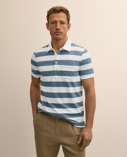 Golden Fleece&reg; Stretch Supima&reg; Cotton Short-Sleeve Polo, image 1