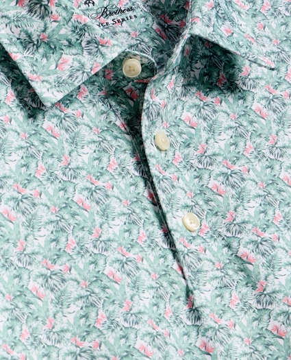 Performance Series Vintage Tropical Motif Polo Shirt, image 2