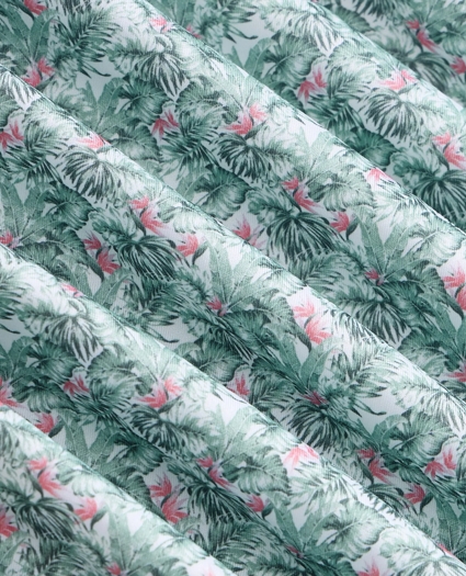 Performance Series Vintage Tropical Motif Polo Shirt, image 3