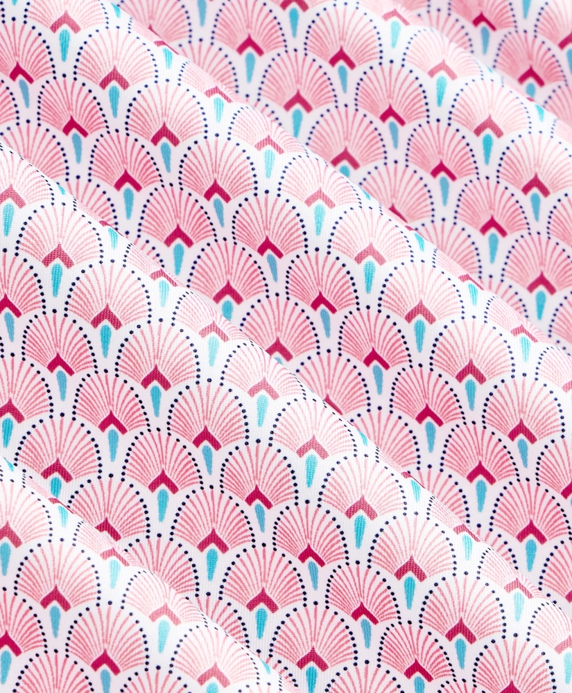 Performance Series Vintage Scallop Motif Polo Shirt, image 3