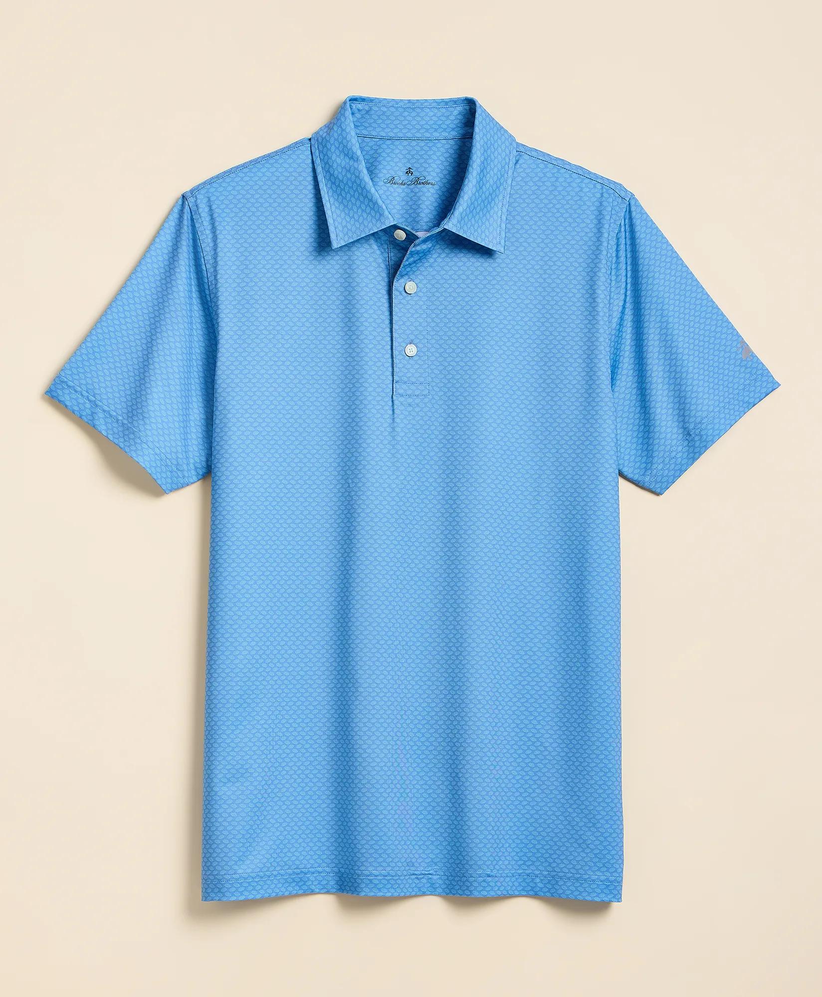 Performance Series Vintage Umbrella Motif Polo Shirt, image 1