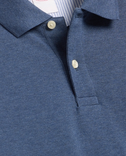 Golden Fleece&reg; Stretch Supima&reg; Cotton Long-Sleeve Henry Polo Shirt, image 2