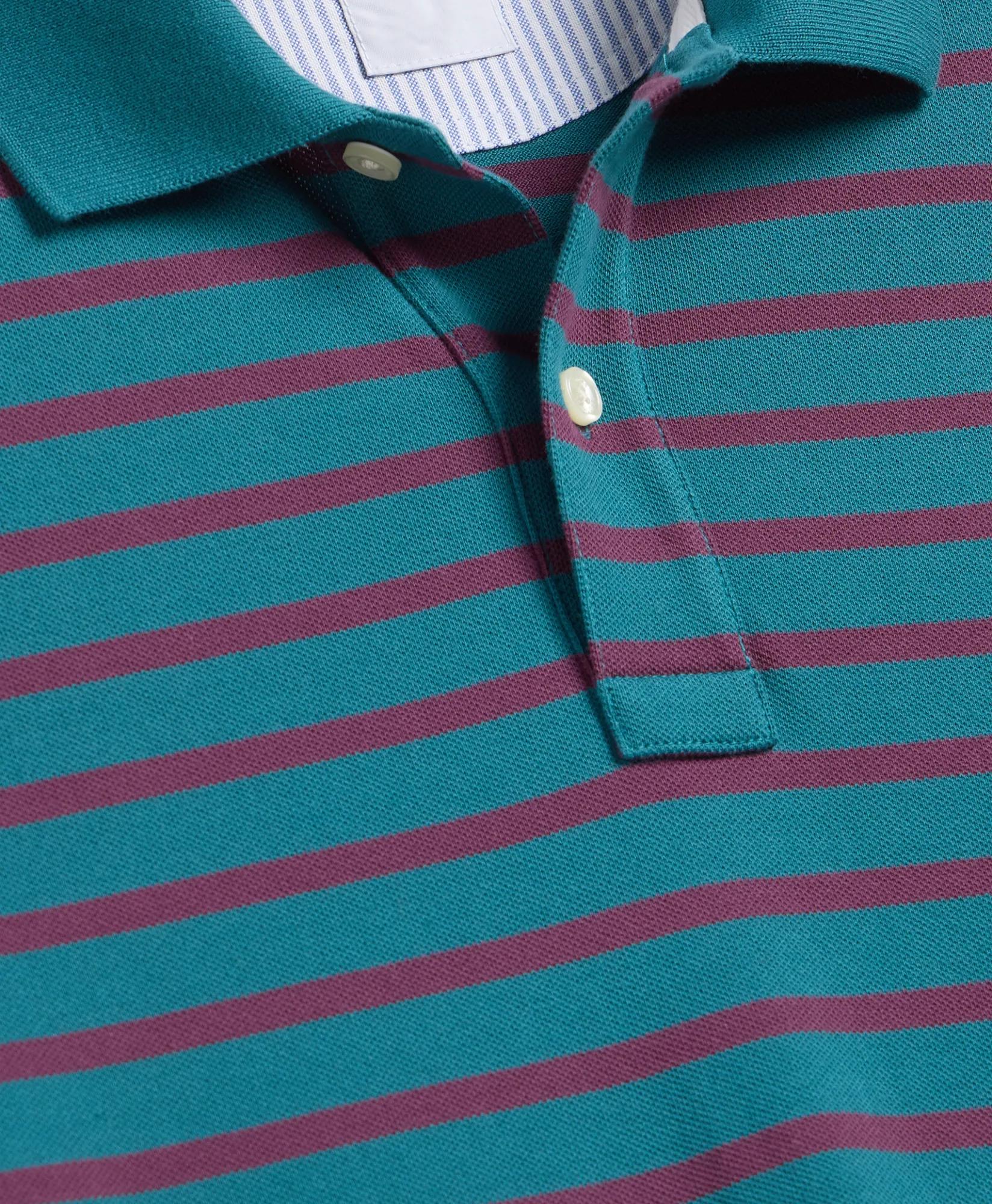 Golden Fleece&reg; Stretch Supima&reg; Cotton Short-Sleeve Striped Polo, image 2