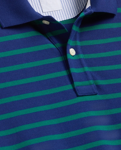 Golden Fleece&reg; Stretch Supima&reg; Cotton Short-Sleeve Striped Polo, image 2