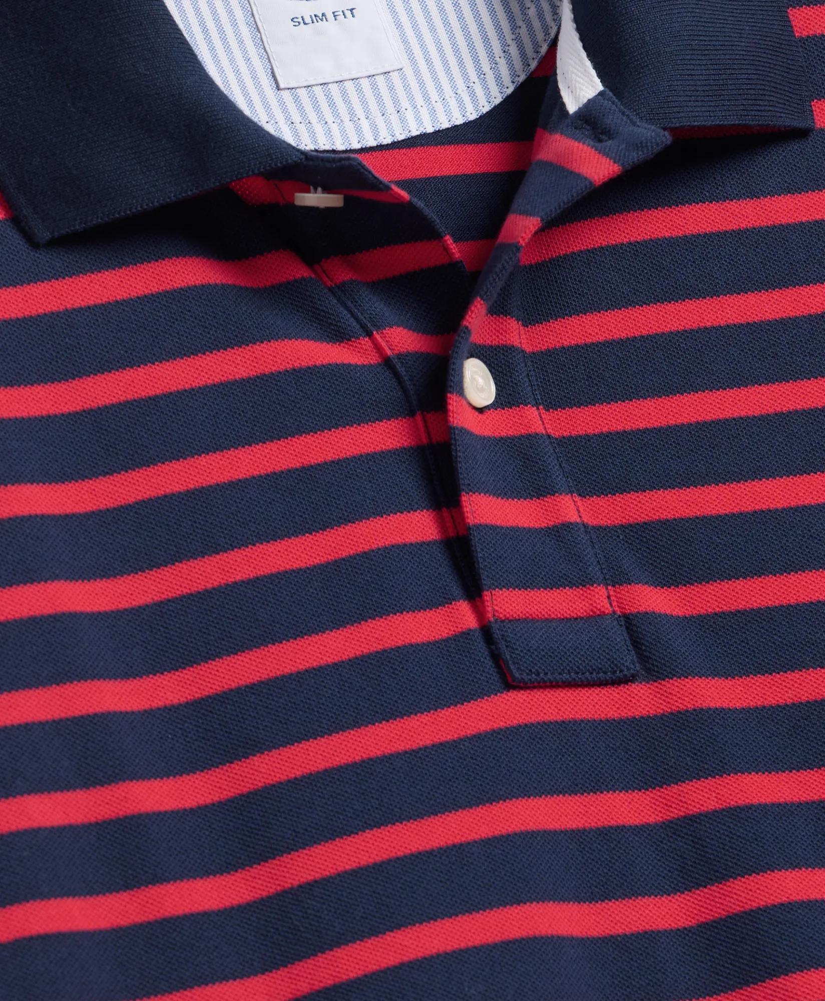 Golden Fleece&reg; Stretch Supima&reg; Cotton Short-Sleeve Striped Polo, image 2