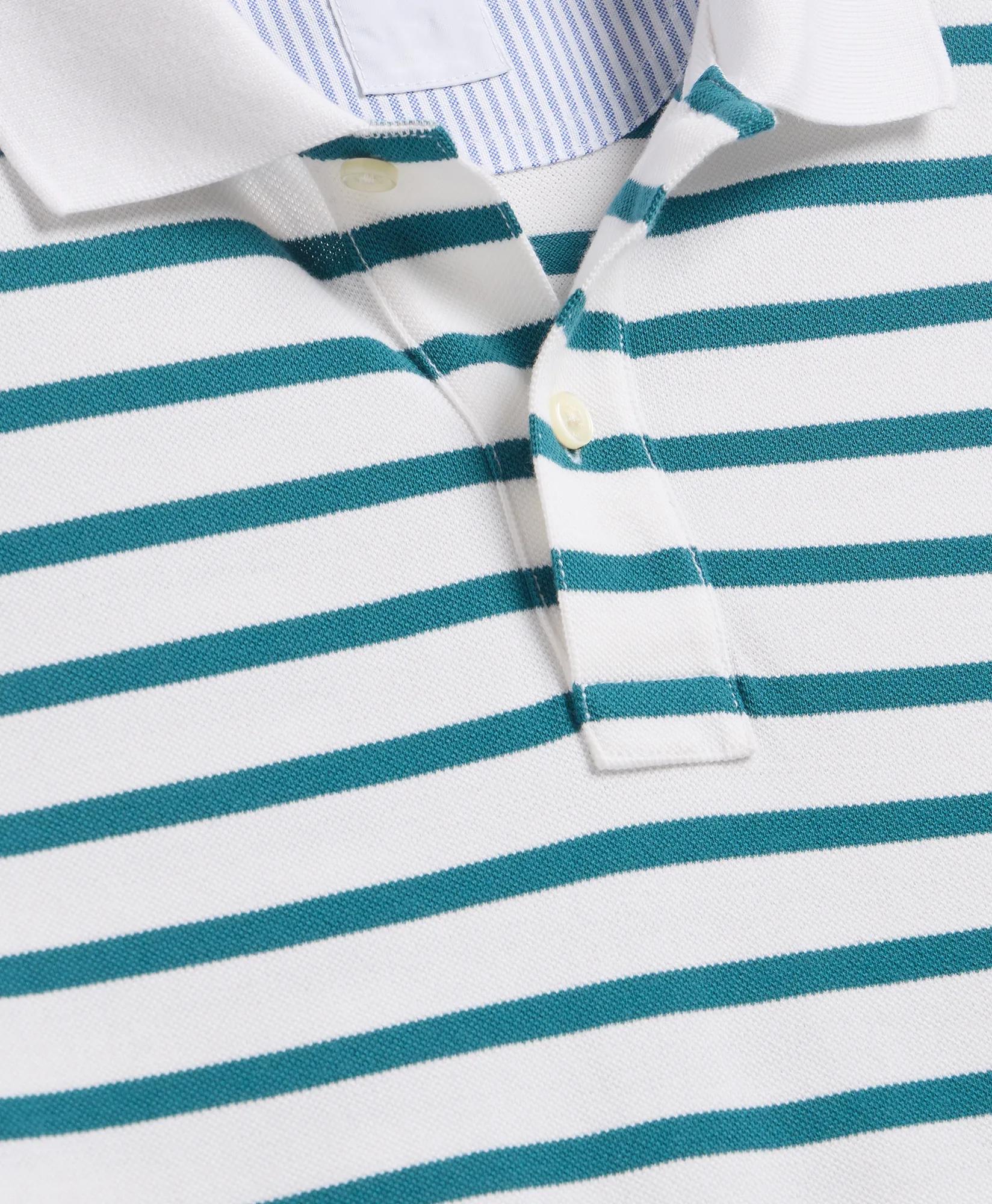 Golden Fleece&reg; Stretch Supima&reg; Cotton Short-Sleeve Striped Polo, image 2