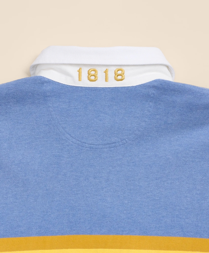 Cotton Chest-Stripe Rugby Shirt, image 8